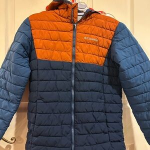 Columbia Boys' Powder Lite™ II Hooded Jacket-Large (14-16)